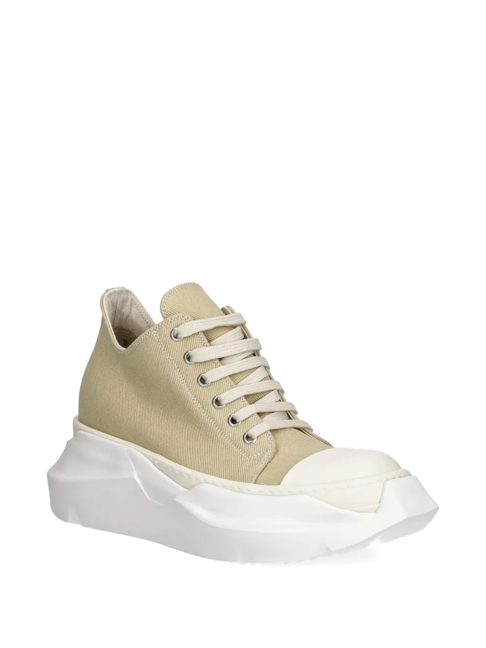 Rick Owens DRKSHDW Abstract low-top platform sneakers - Beige