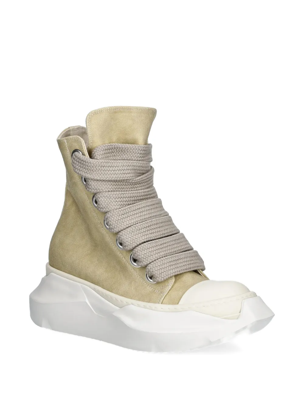 Rick Owens DRKSHDW Jumbolace Abstract platform sneakers Neutrals