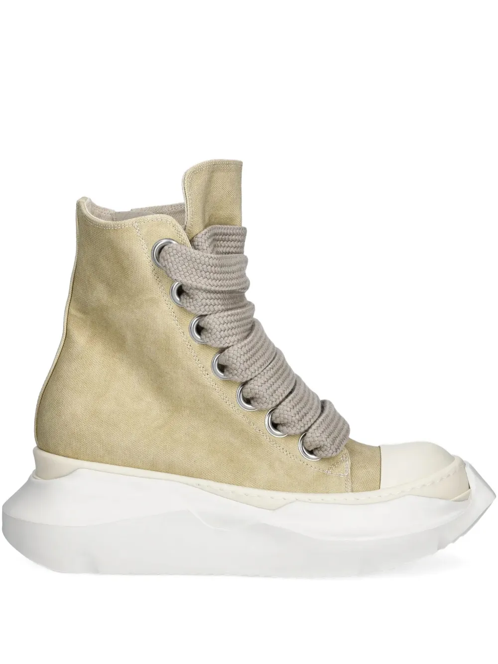 Rick Owens DRKSHDW Jumbolace Abstract platform sneakers Neutrals
