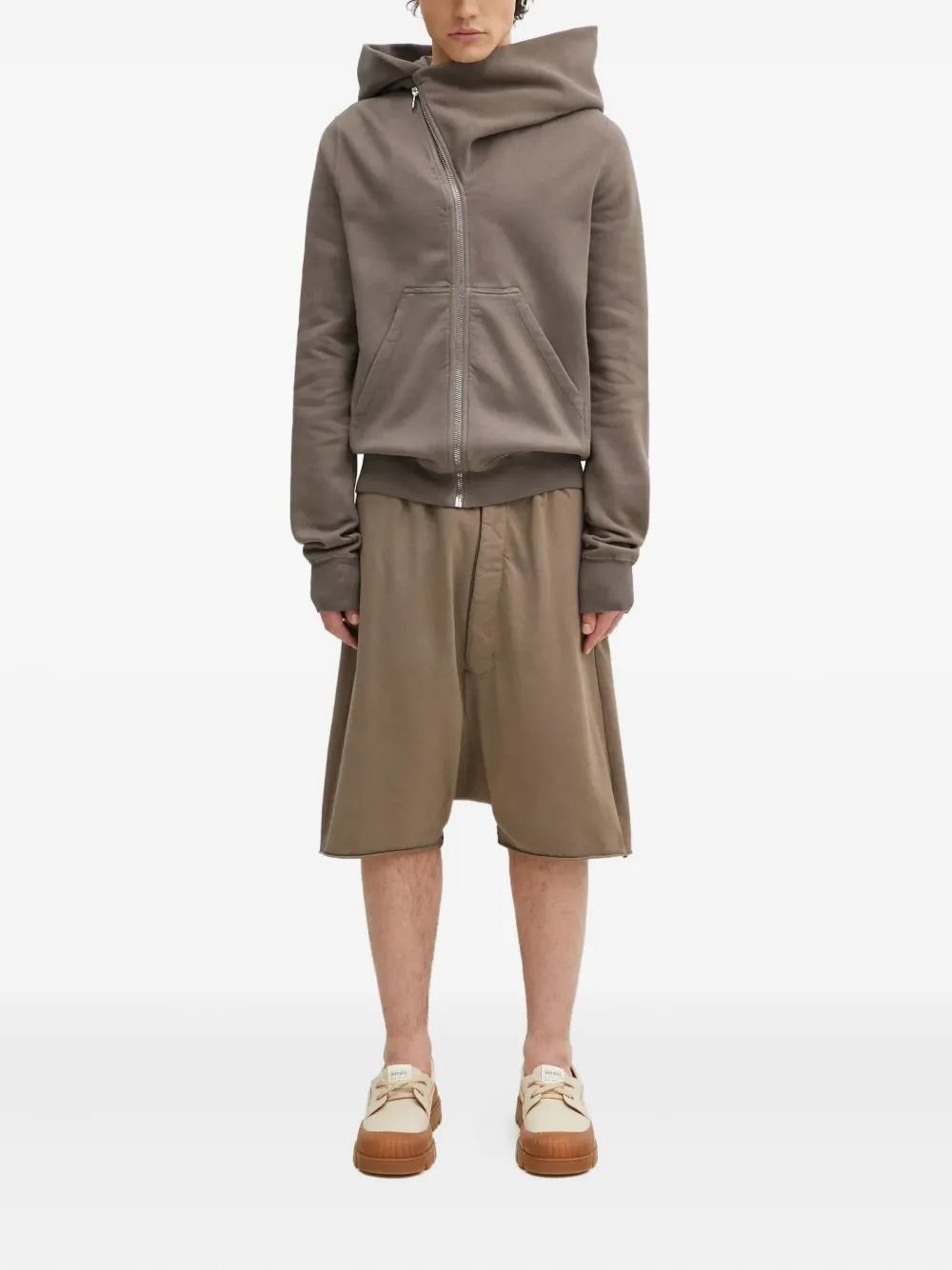 Rick Owens DRKSHDW asymmetric zipped hoodie | Hoodies | Image 2