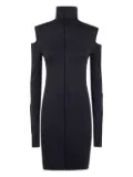Thom Krom turtleneck cut-out day dress - Black