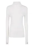 Thom Krom turtleneck long-sleeved sweater - White
