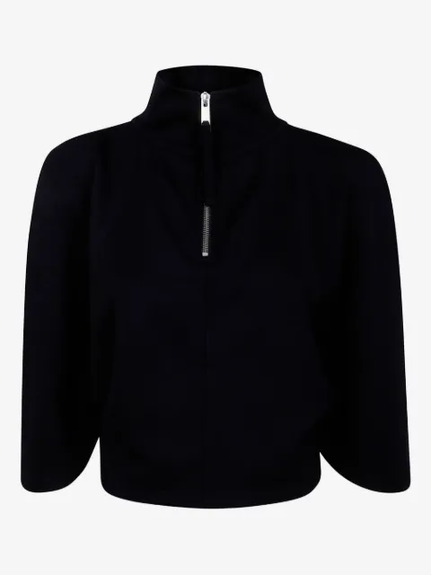 Thom Krom high-neck zip-front top