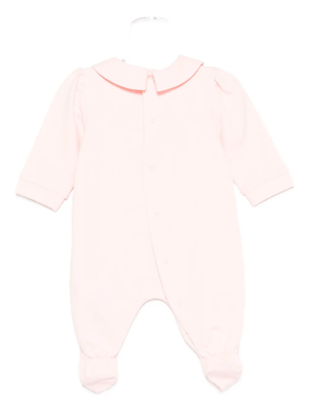 Moschino Kids teddy-print collared pajamas Roze