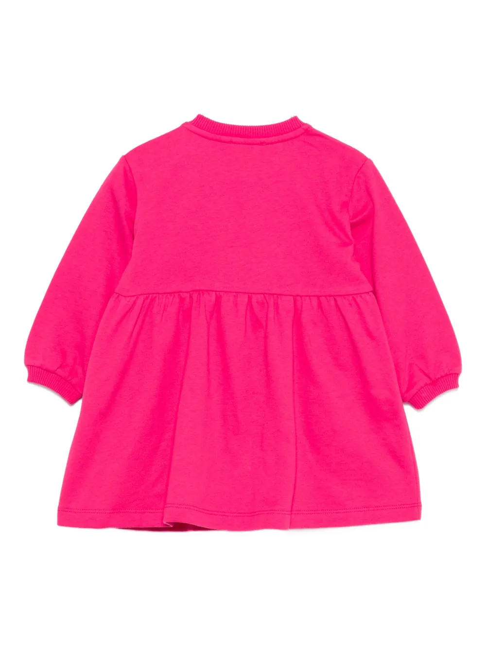 Moschino Kids pocket teddy dress - Roze