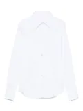 Xacus long-sleeve button-up shirt - White