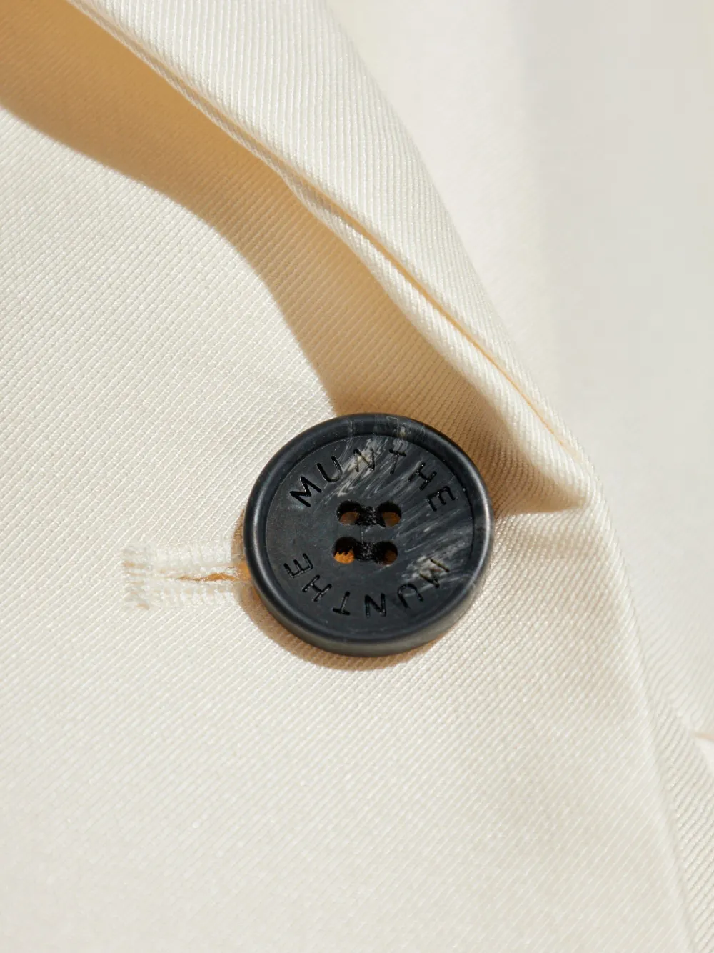 Munthe Lya Double-breasted Button Jacket In White