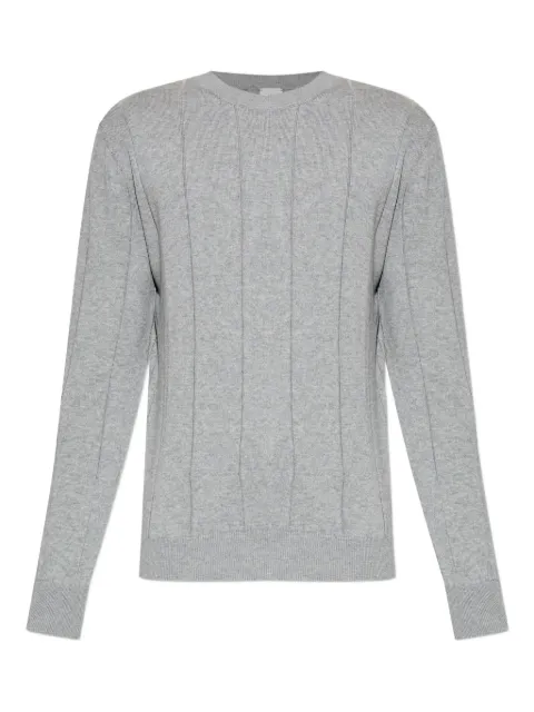Eleventy vertical-ribbed cotton sweater