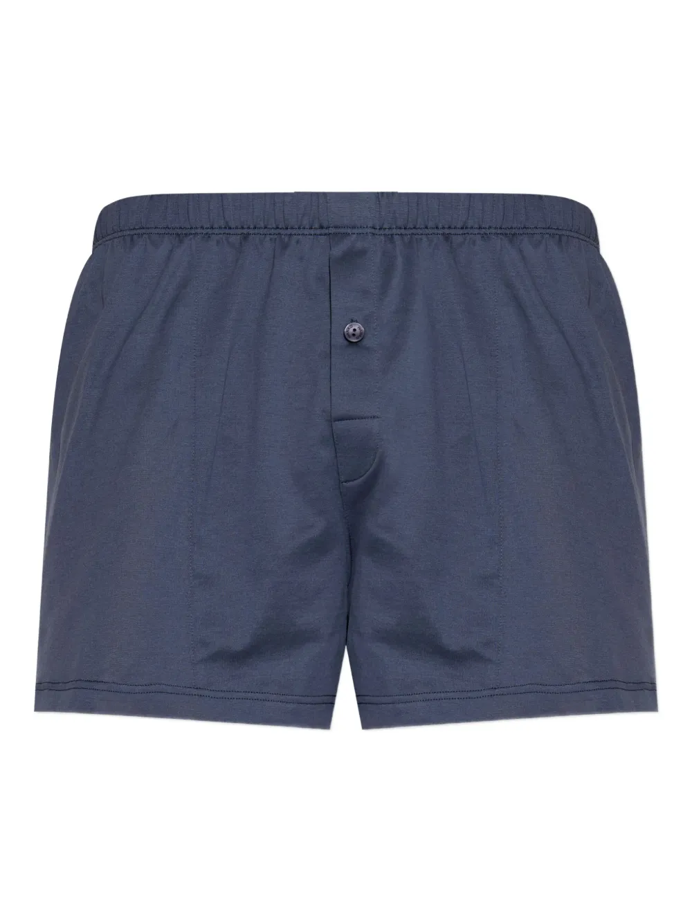 Hanro button-fly cotton boxers | Blue | Image 1