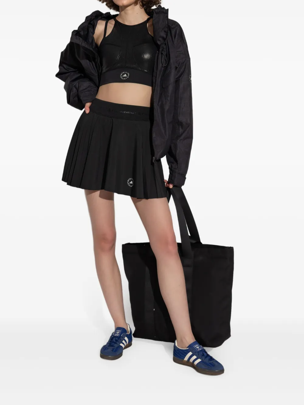 adidas by Stella McCartney drawstring high-neck jacket | Oversized Jackets | Image 2