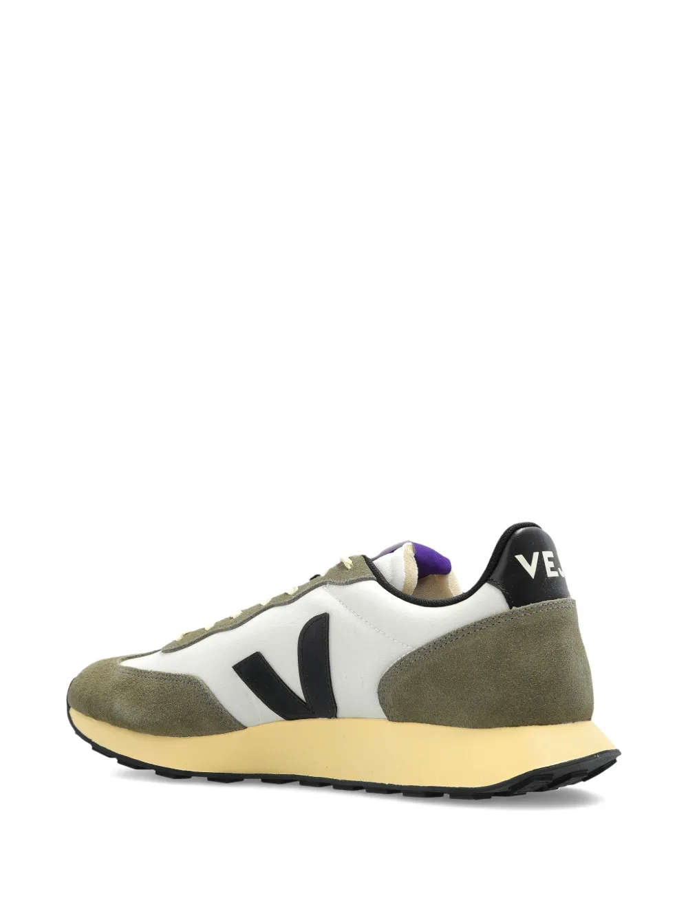 VEJA V-logo suede trainers Green