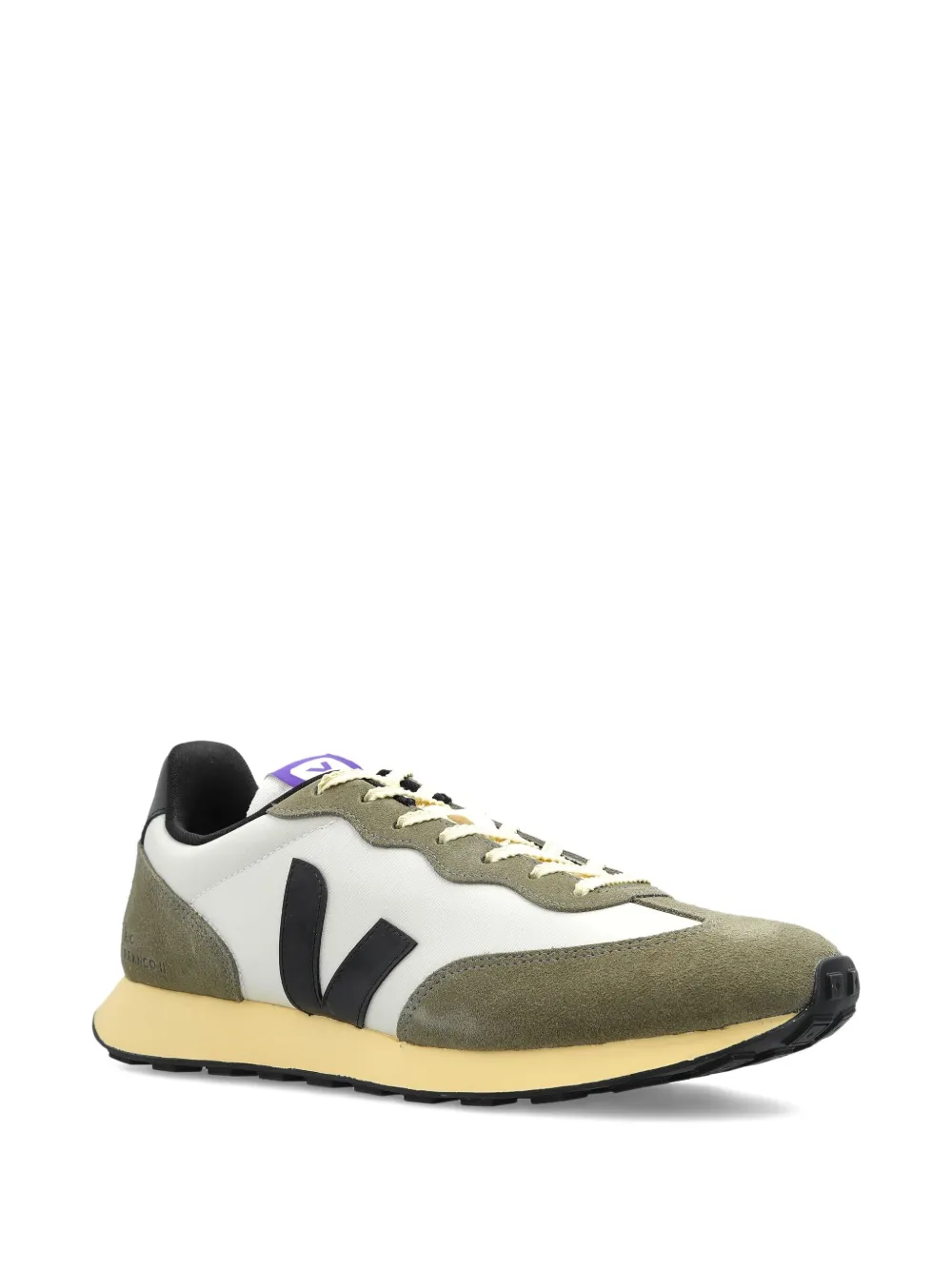 VEJA V-logo suede trainers Green