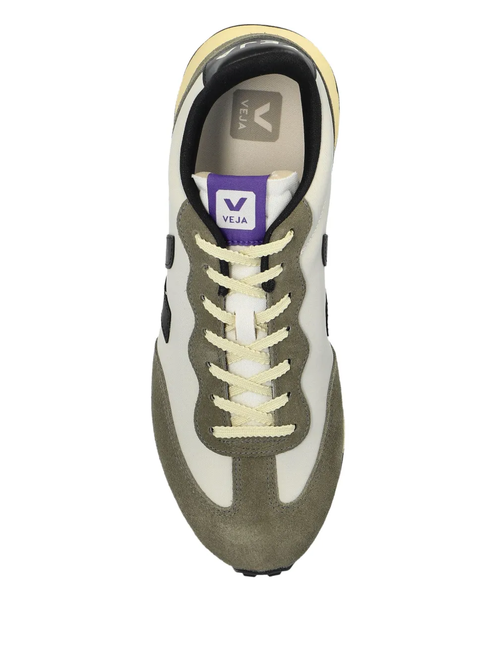 VEJA V-logo suede trainers Green