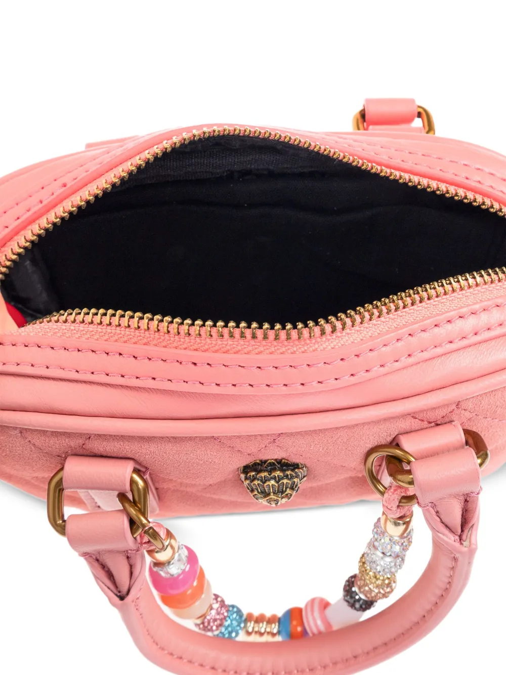 Kurt Geiger London Kleine Kensington London gewatteerde shopper met kralen Roze