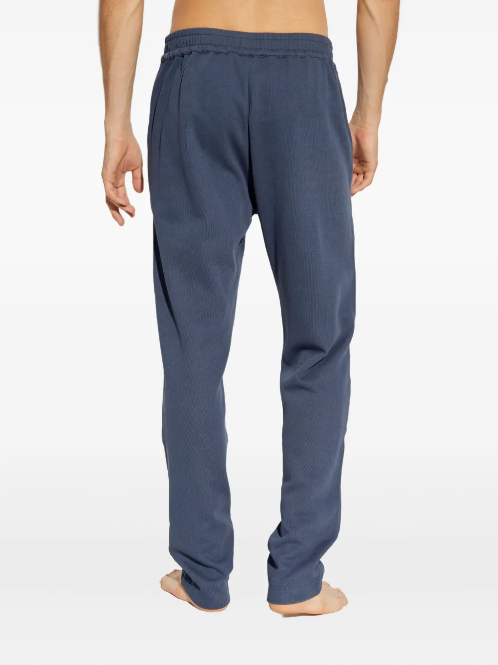 Hanro Elastic-waistband Pocketed Loungewear Trousers In Blue