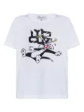 MUNTHE x Looney Tunes cartoon-print T-shirt - White