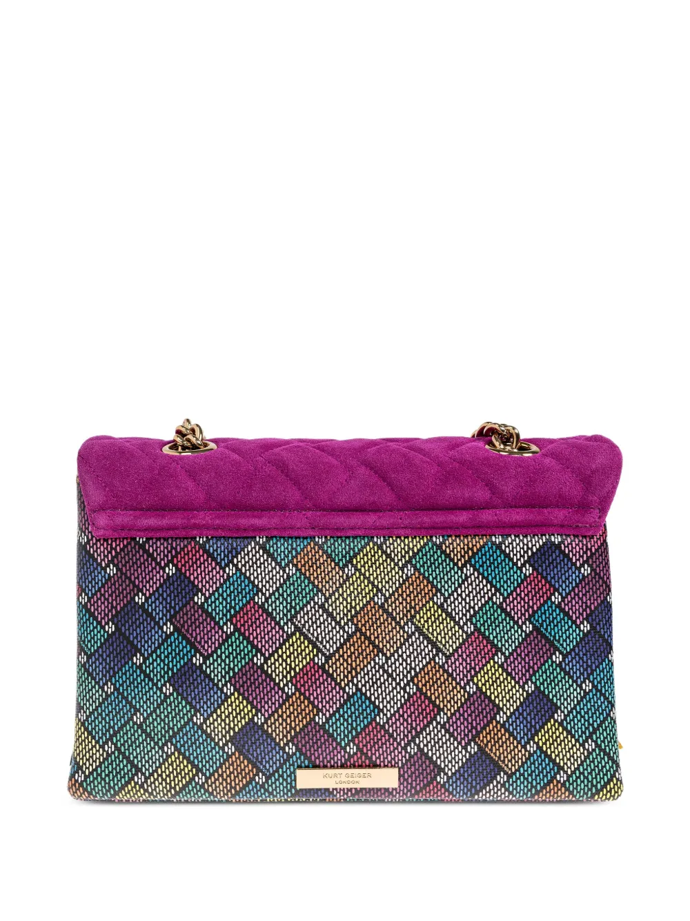 Kurt Geiger London Kensington schoudertas met franje Roze