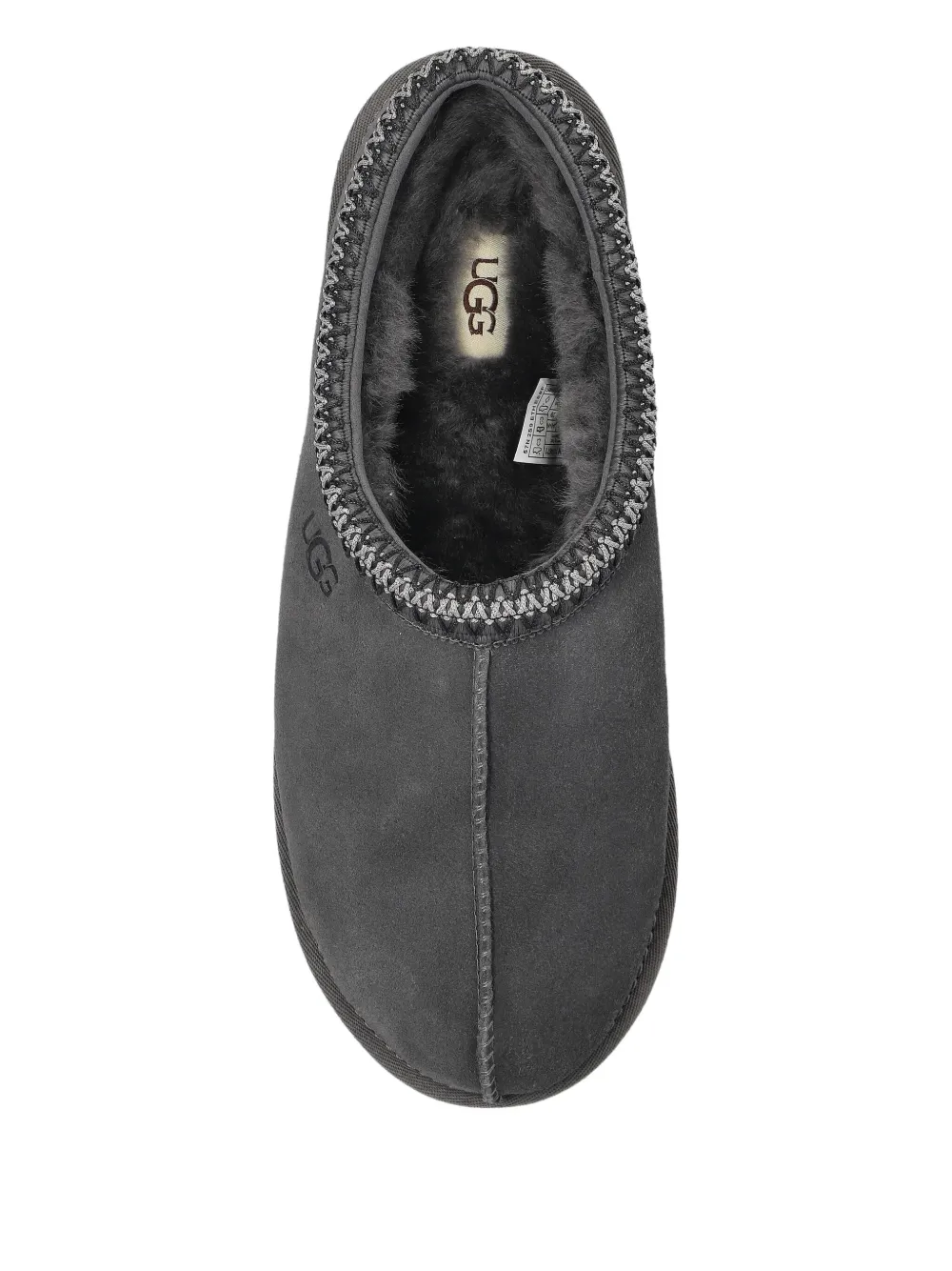 UGG Tasman braided-trim slipper boots Grijs