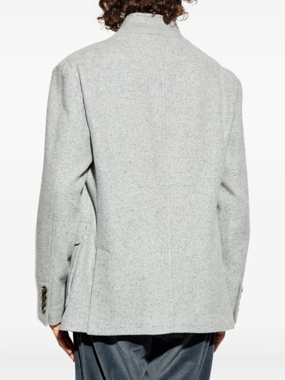 Eleventy Blazer met opgestikte zak Grijs