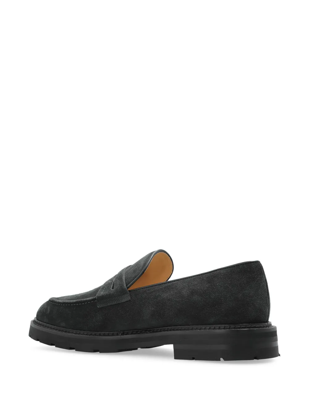 Eleventy suede penny loafers Blauw