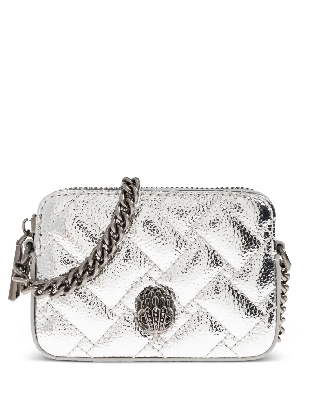 Kurt Geiger London quilted-leather wallet | Grey | Image 1