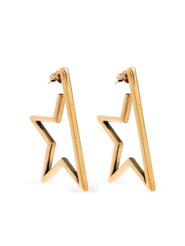 Golden Goose Star-shaped Earrings in Gold