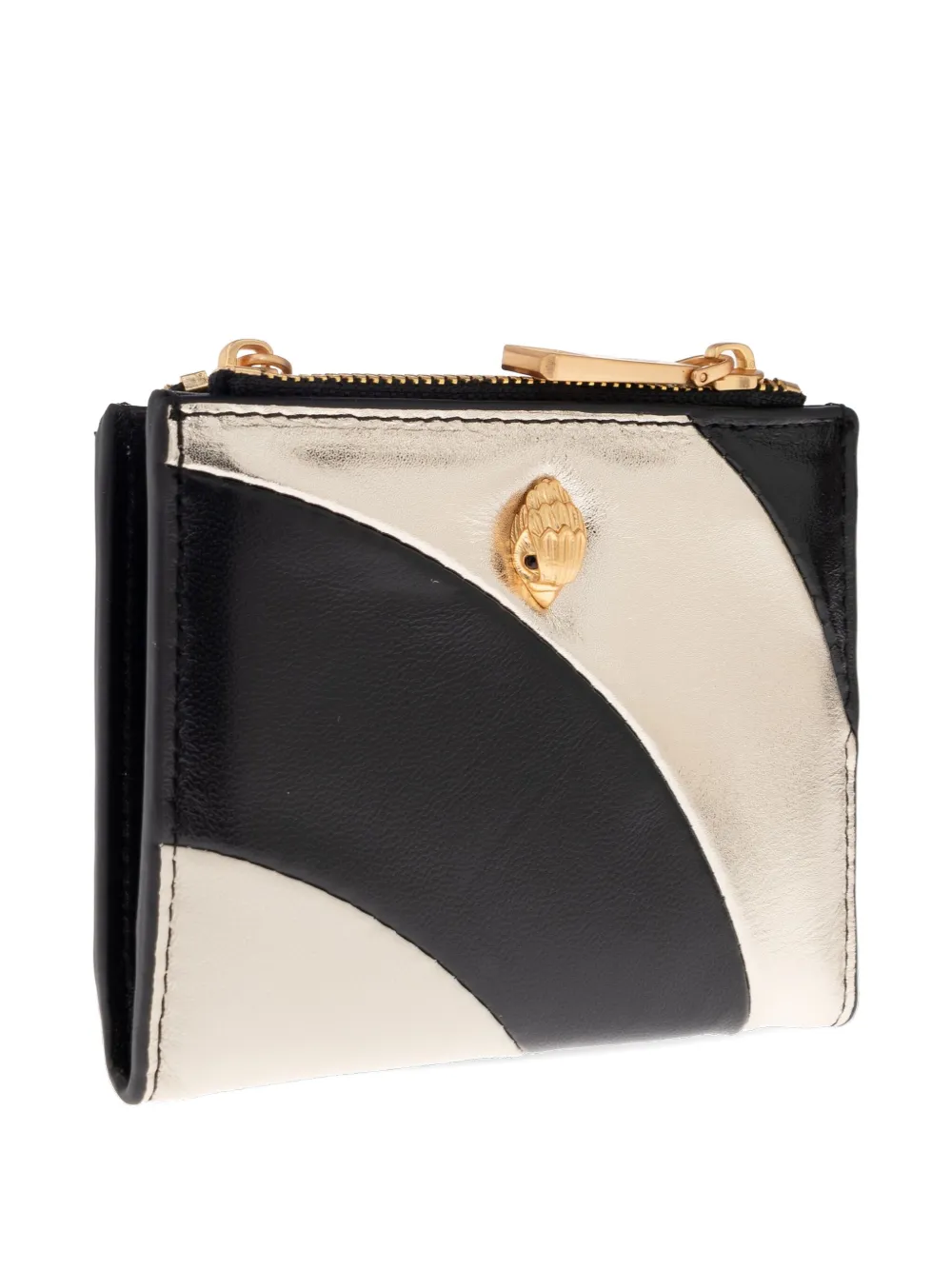 Kurt Geiger Mini Kensington Metallic-panelled Eagle-head Purse In Multi