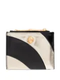 Kurt Geiger London mini Kensington metallic-panelled eagle-head purse - Black