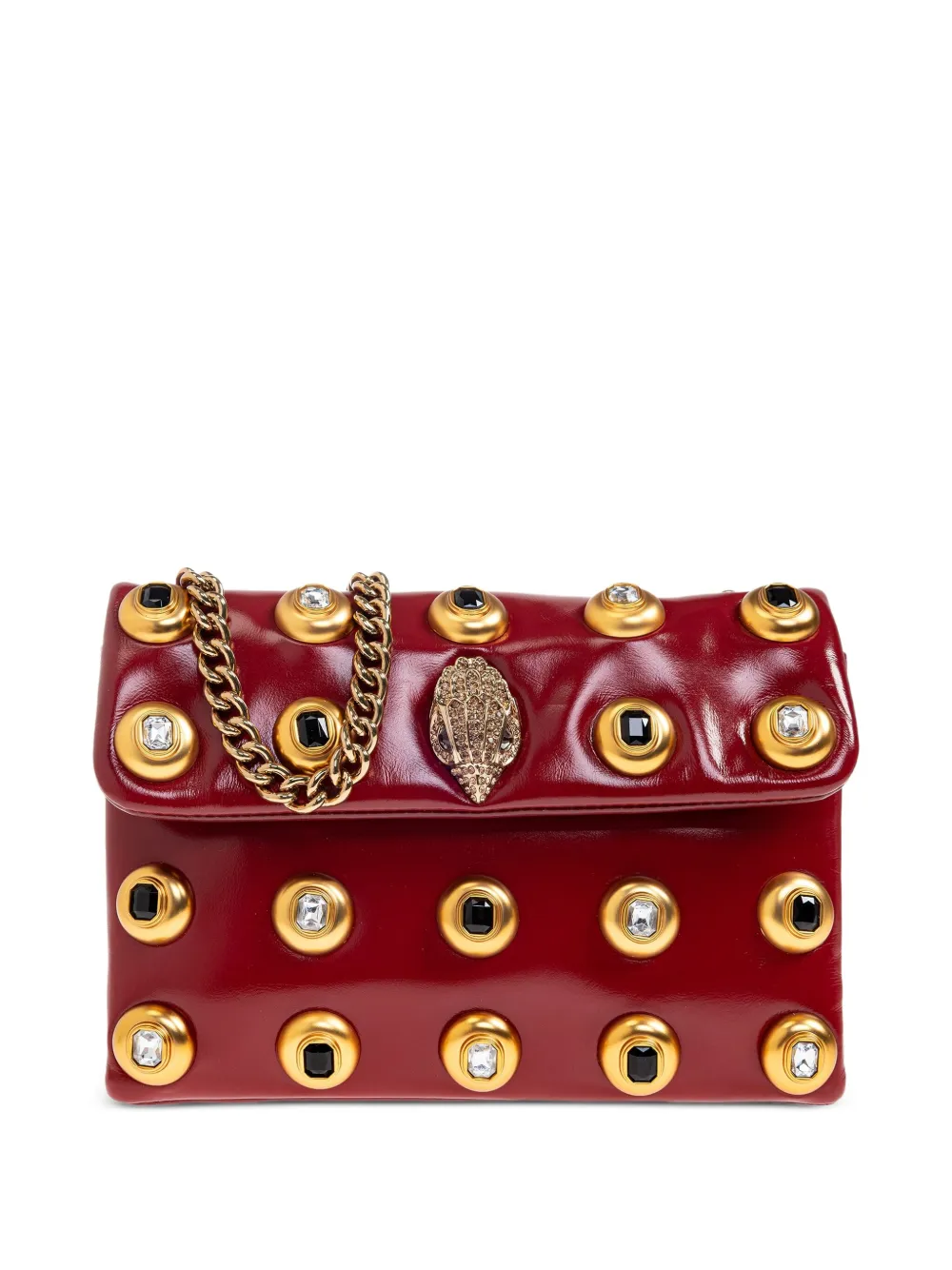 Kurt Geiger London Kleine Gem Kensington schoudertas Rood