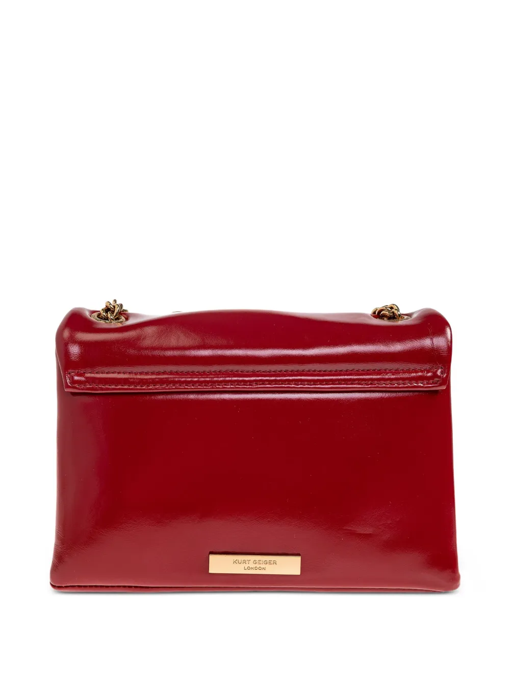 Kurt Geiger London Kleine Gem Kensington schoudertas Rood