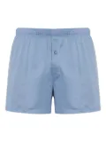 Hanro button-fly cotton boxers - Blue