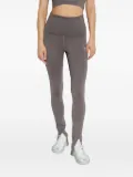 adidas by Stella McCartney logo-print split-hem leggings - Grey