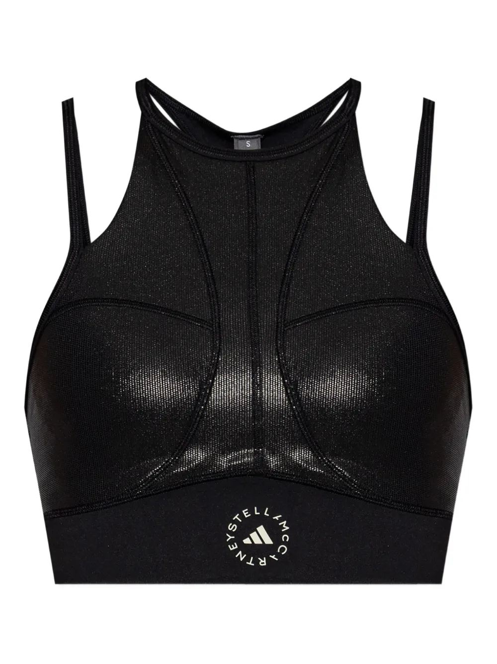 Adidas by Stella McCartney Sport-bh met vlakken Zwart