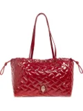 Kurt Geiger London quilted drawstring-fastening tote bag - Red