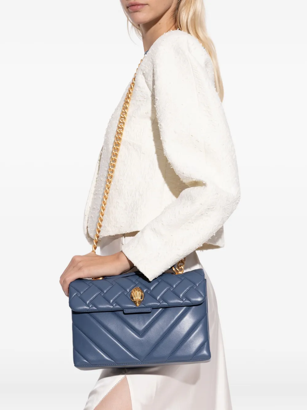 Kurt Geiger London quilted chain-strap cross body bag | Image 2