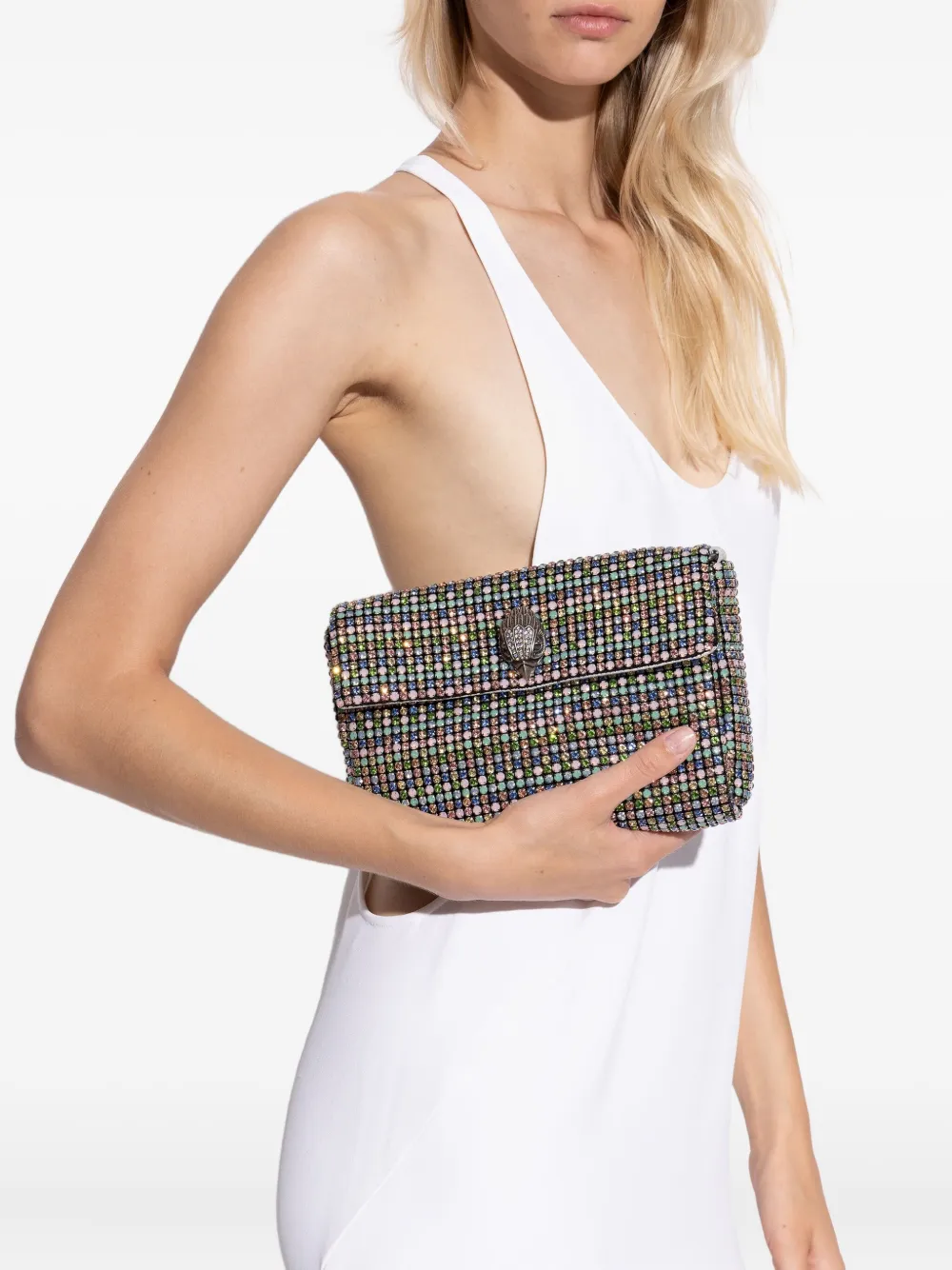 Kurt Geiger London small Crystal Party shoulder bag - Zwart