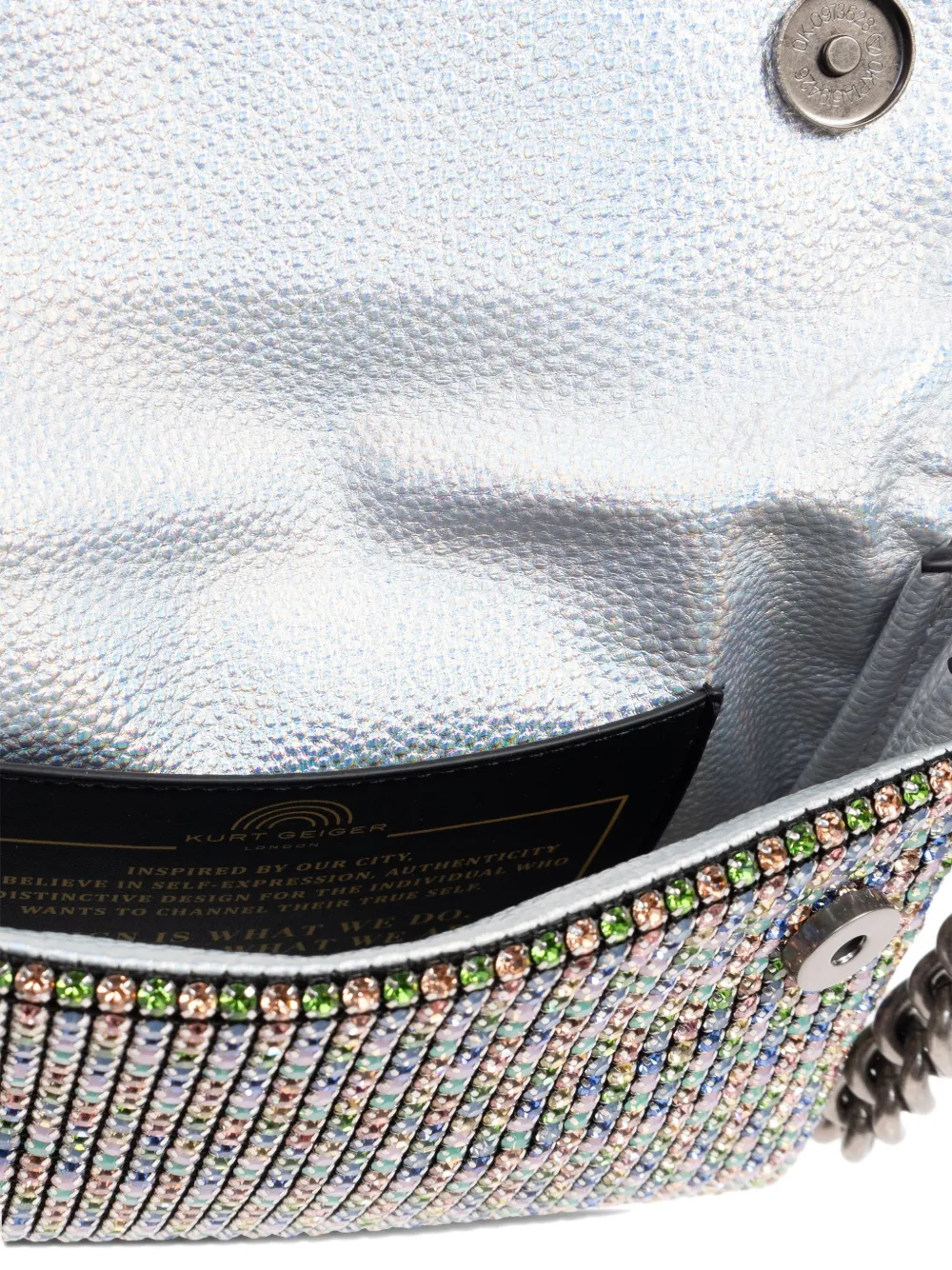 Kurt Geiger London Kleine Crystal Party schoudertas Zwart