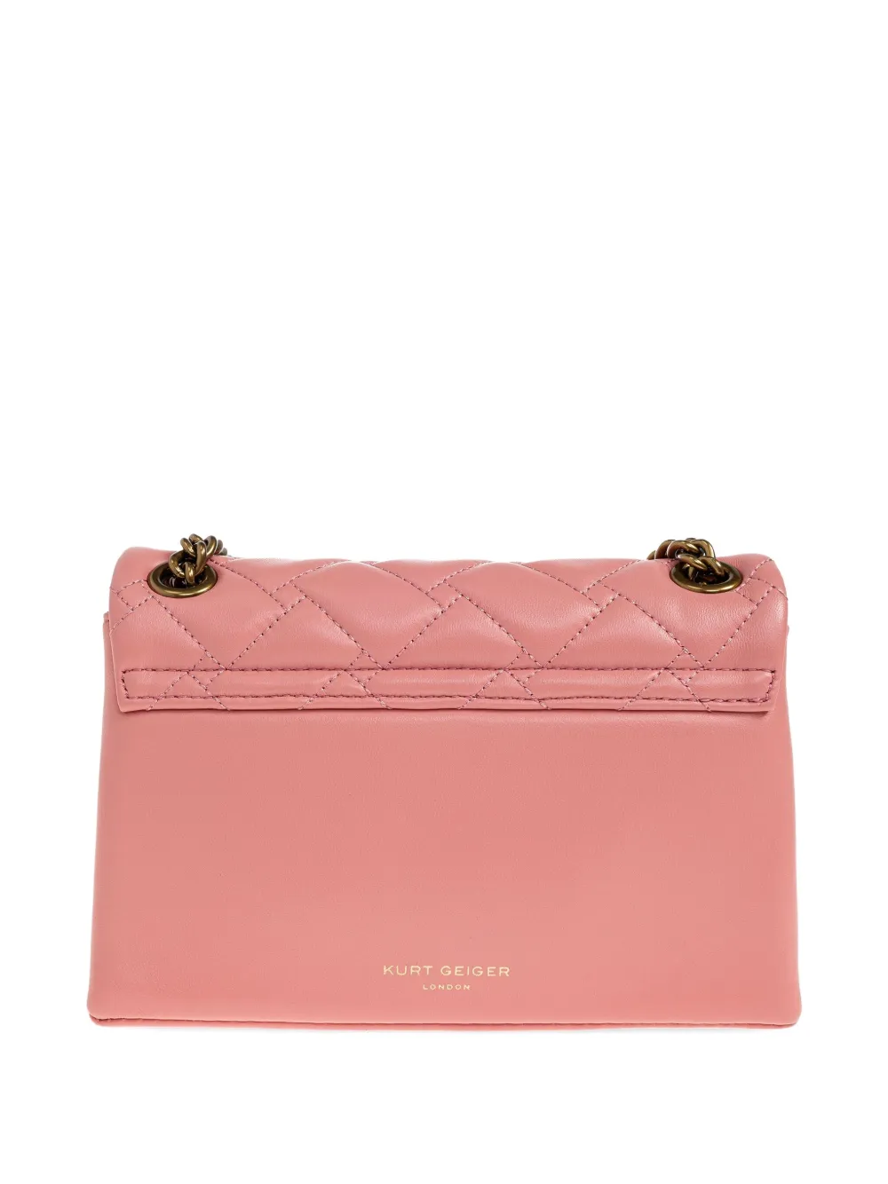 Kurt Geiger London Kensington quilted shoulder bag Roze