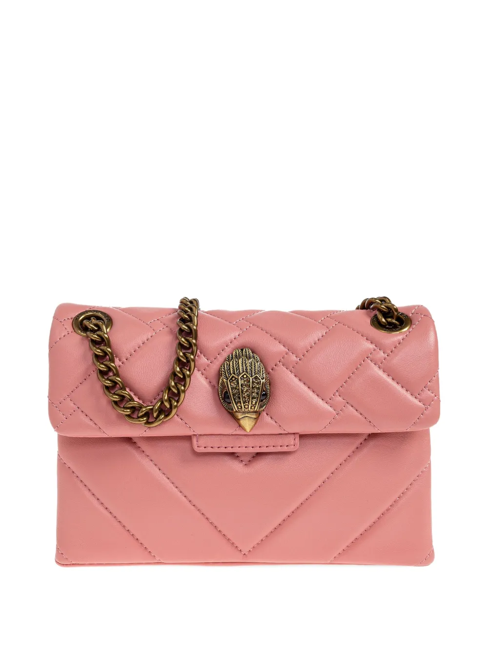 Kurt Geiger London Kensington quilted shoulder bag Roze