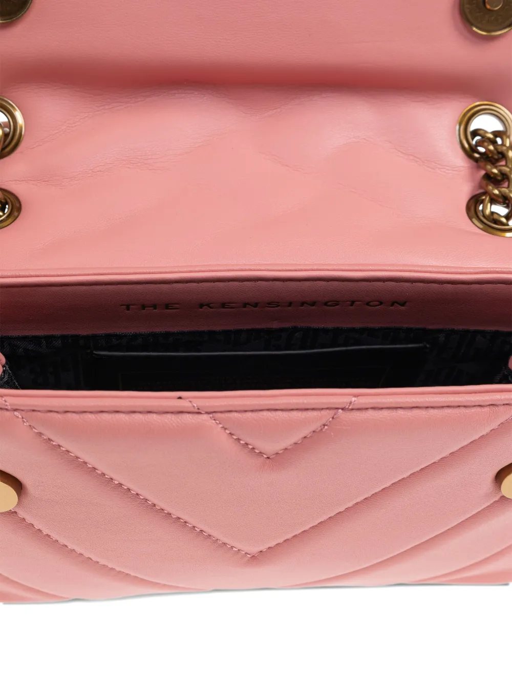 Kurt Geiger London Kensington quilted shoulder bag Roze