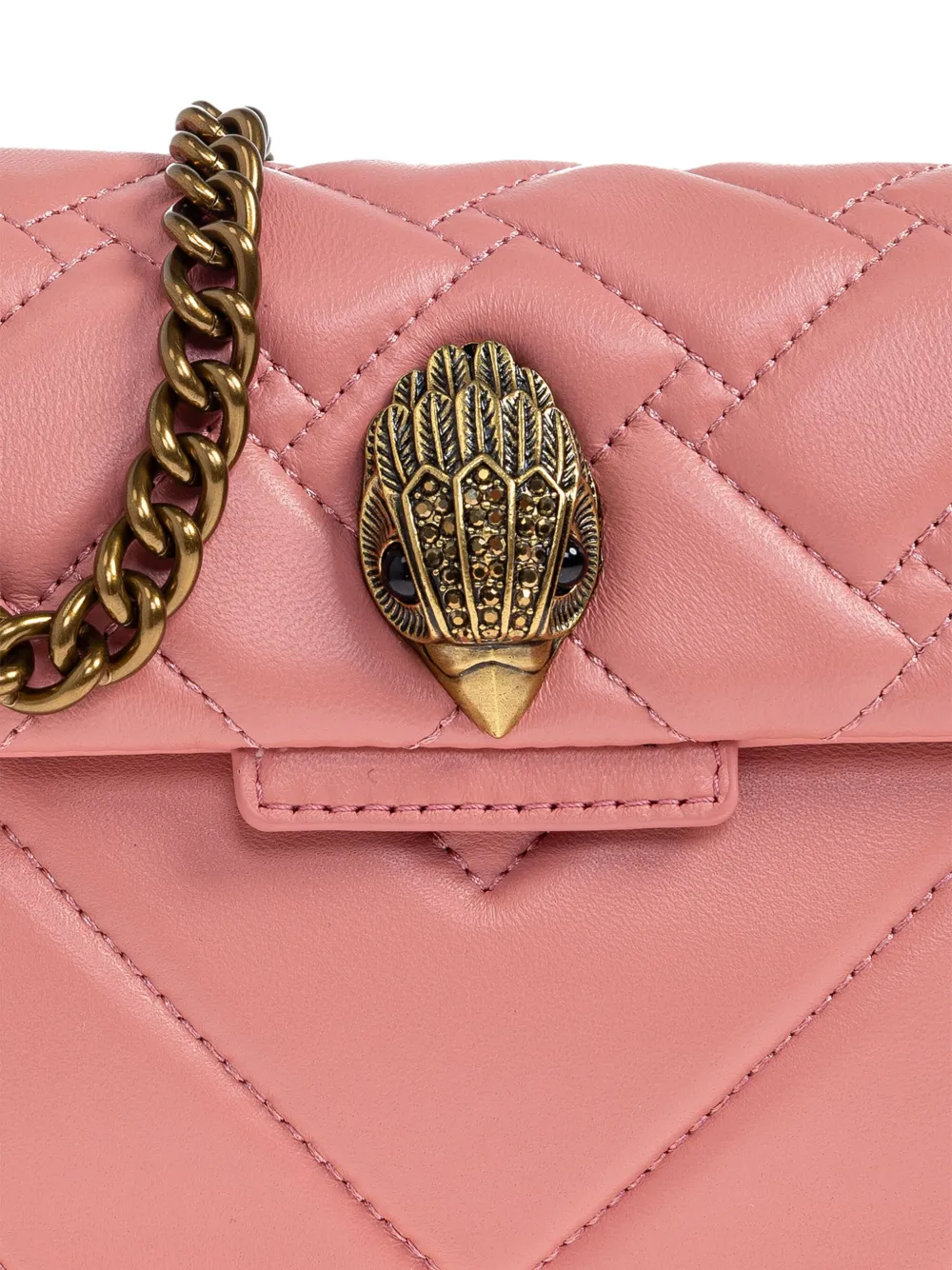 Kurt Geiger London Kensington quilted shoulder bag Roze