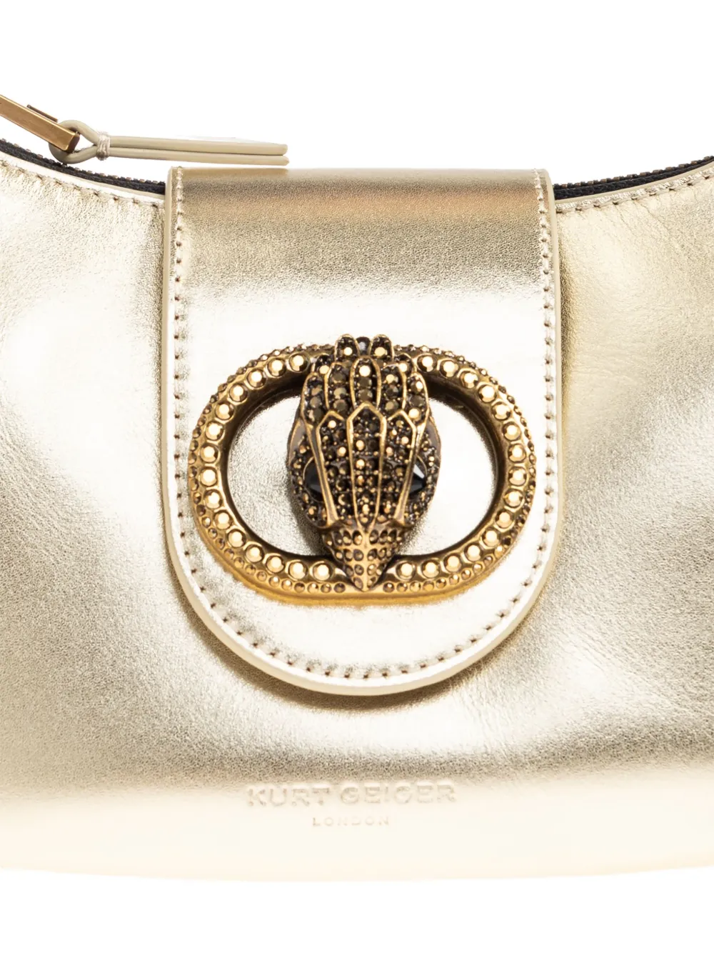 Kurt Geiger London Chelsea embellished leather tote bag Goud