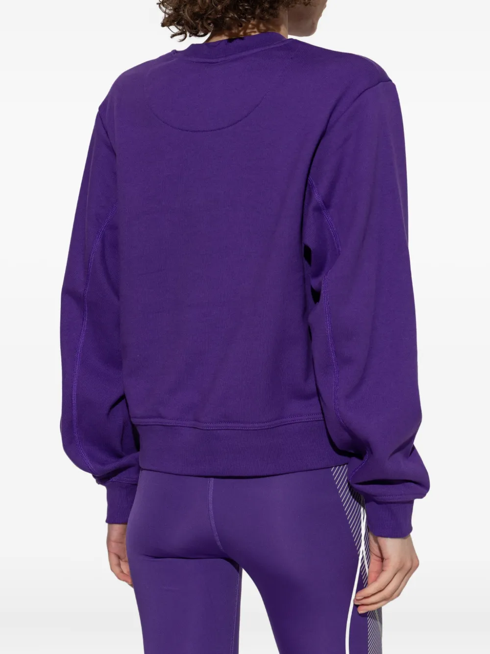 adidas by Stella McCartney Sweater met logo Paars