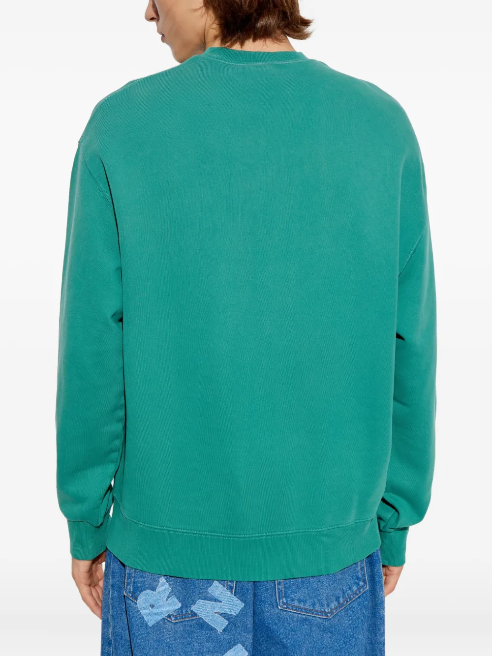 Carhartt WIP Hudson logo-patch sweatshirt Groen