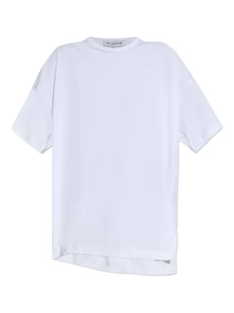 MUNTHE side-slits organic-cotton T-shirt