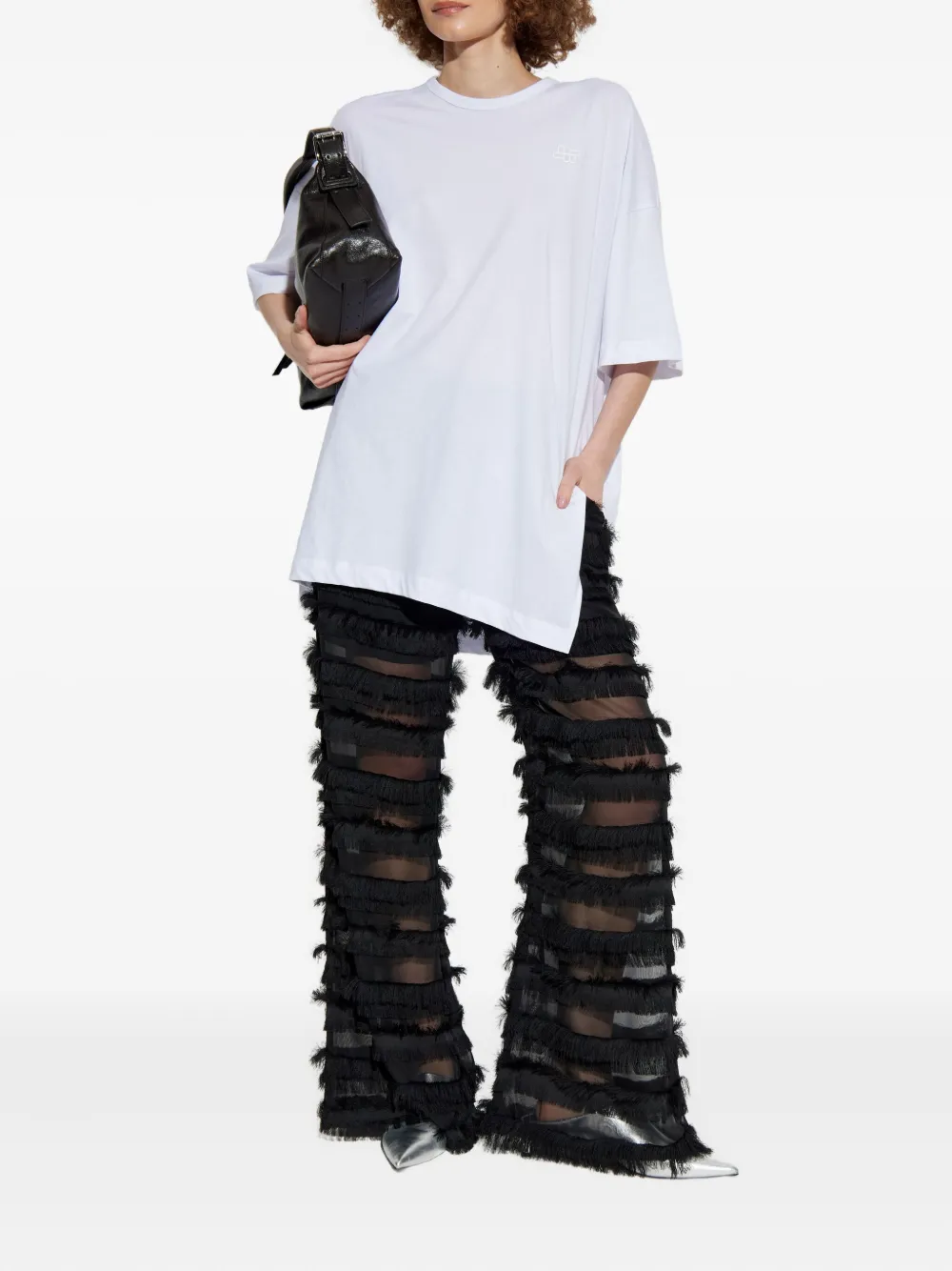 MUNTHE side-slits organic-cotton T-shirt | T-Shirts & Jersey Shirts | Image 2