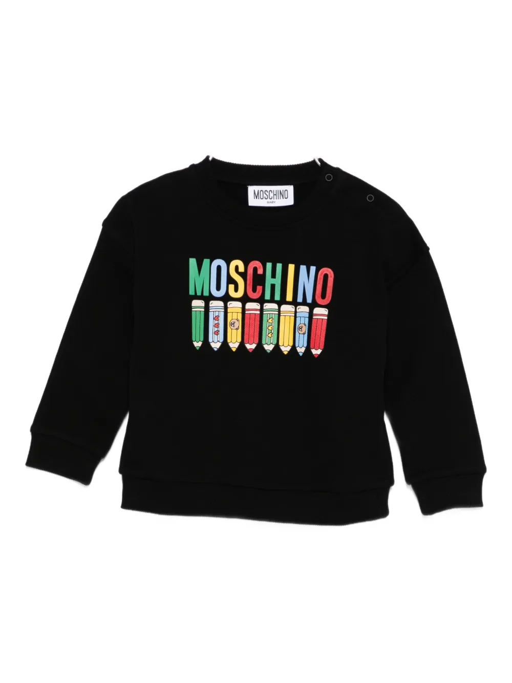 Moschino Kids logo tracksuit - Nero
