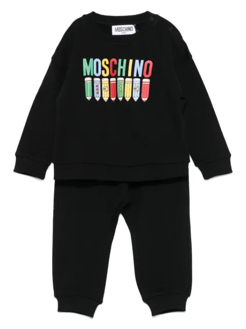 Moschino Kids logo tracksuit
