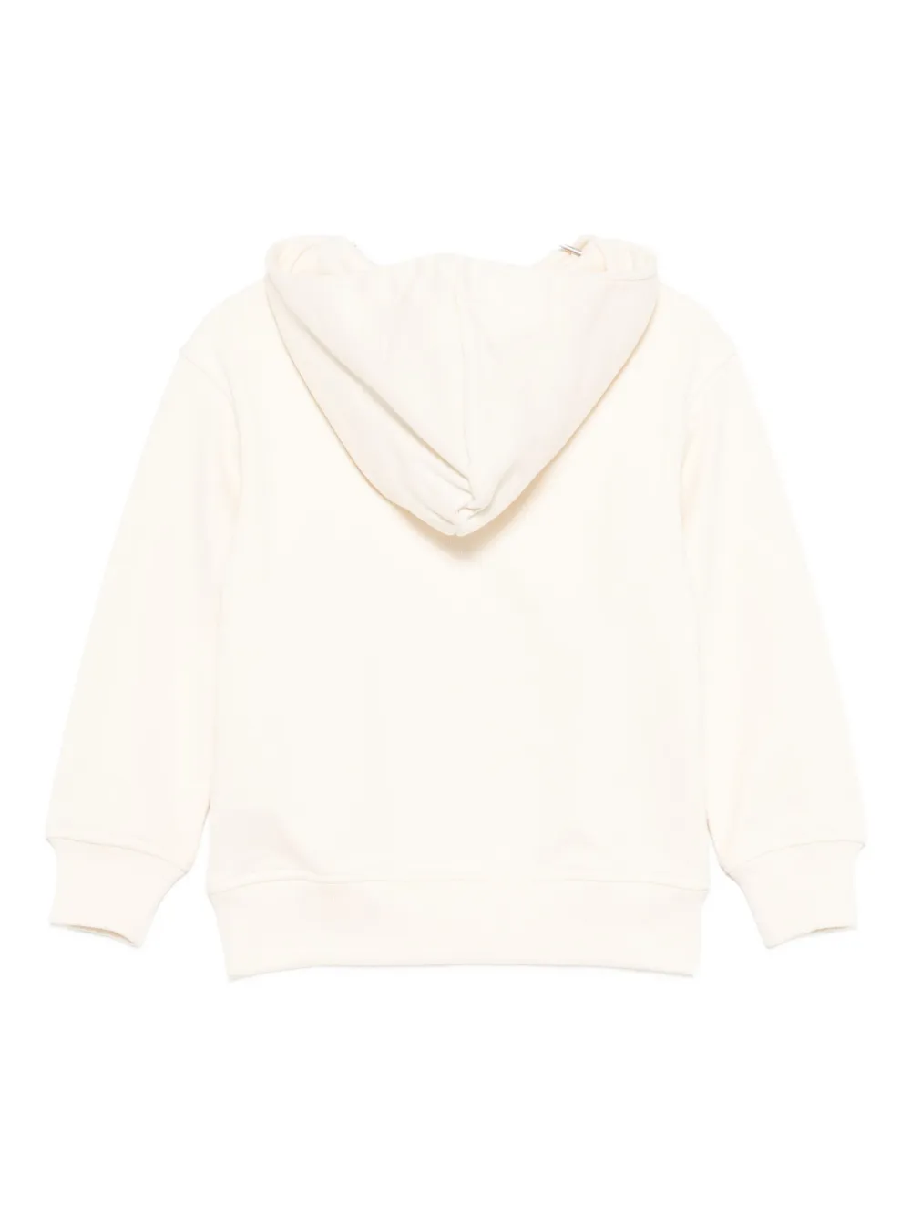 Moschino Teddy-print Musical-notes Hoodie In Neutral