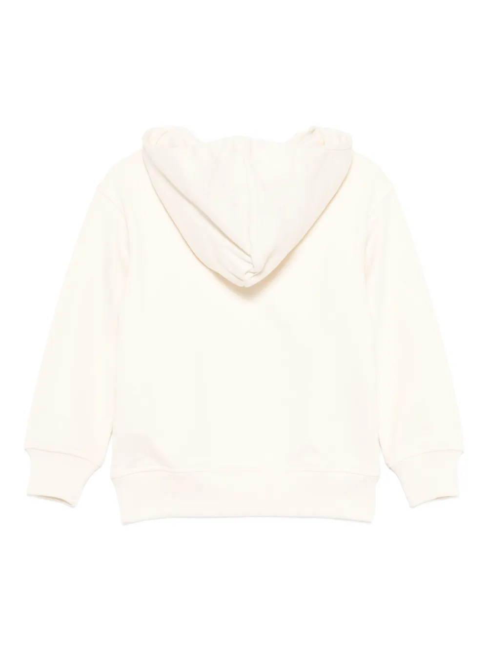 Moschino Kids Hoodie met teddybeerprint en muzieknoten Beige